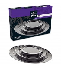 Travessas Ovais Inox - Invicta