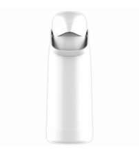 Garrafa Térmica Magic Pump 1.8L - Branca e Preta Garrafa Térmica Magic Pump 1.8L - Branca e Preta